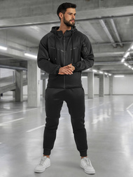 Vīriešu treniņtērps melns OZONEE JS/8C1966/3