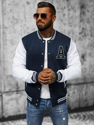 Vīriešu džemperis tumši zils OZONEE JS/8B1157/25