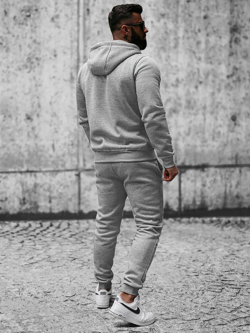 Vīriešu treniņtērps pelēks OZONEE JS/XW2008