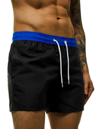 Vīriešu peldbikses melnas-debesu zilas OZONEE ST004-5