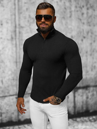 Vīriešu svīteris melns OZONEE NB/MM6007/4Z