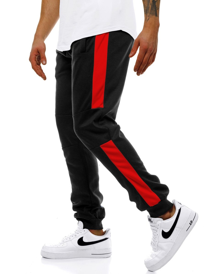 Vīriešu sporta bikses melnas OZONEE JS/JZ11013