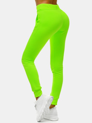 Sieviešu sporta bikses zaļas-neona OZONEE JS/CK01/31