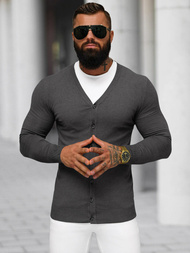 Vīriešu svīteris grafīta OZONEE NB/MM6006/3Z