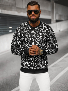 Vīriešu jaka melna OZONEE JS/8B1221/3