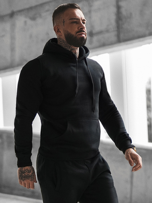 Vīriešu treniņtērps melns OZONEE JS/XW2009