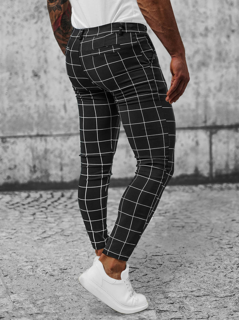 Vīriešu Chino Bikses Melni OZONEE O/P4009