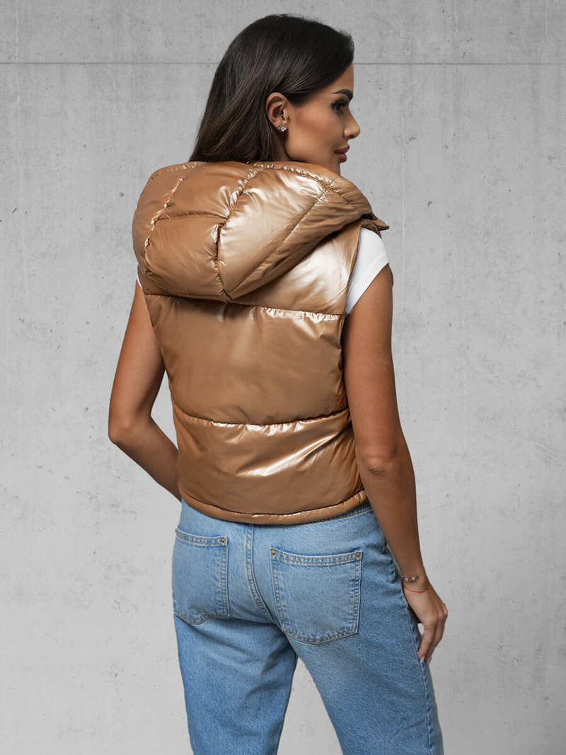 Sieviešu veste zelts OZONEE JS/5M3190/84