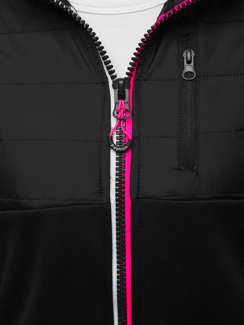 Sieviešu virsjaka melna OZONEE JS/KSW4010