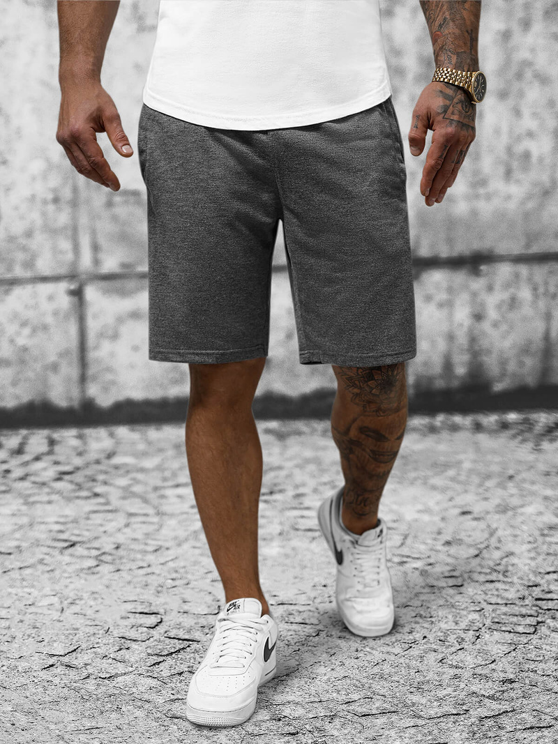 Vīriešu sporta šorti grafīta OZONEE JS/8K100/5Z