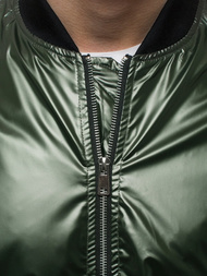 Vīriešu bomber virsjaka zaļa OZONEE N/6147