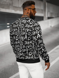 Vīriešu jaka melna OZONEE JS/8B1221/3