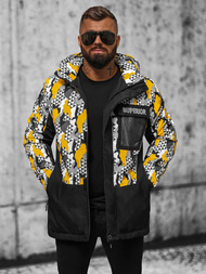 Vīriešu virsjaka kamuflāža-dzeltena OZONEE JS/M36/254