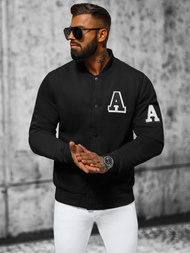 Vīriešu džemperis melns OZONEE NB/MF2020