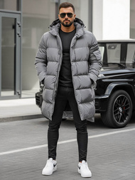 Vīriešu virsjaka pelēka OZONEE O/M799Z