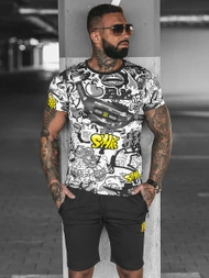 Vīriešu Treniņtērps Melni-Dzeltens OZONEE O/HM789