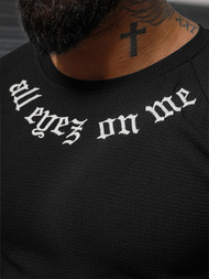 Vīriešu t-krekls melns OZONEE O/T7256