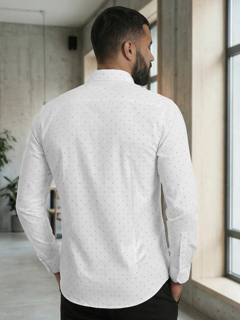 Vīriešu krekls balts OZONEE V/V180Z