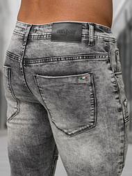 Vīriešu džinsi grafīta OZONEE NB/MP0163NZ