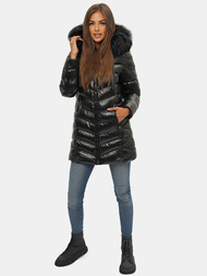 Sieviešu ziemas jaka melna OZONEE JS/M778/392B