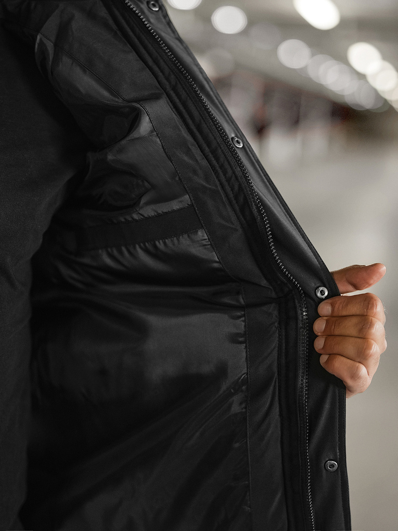 Vīriešu jaka melna OZONEE JS/57M7503/392