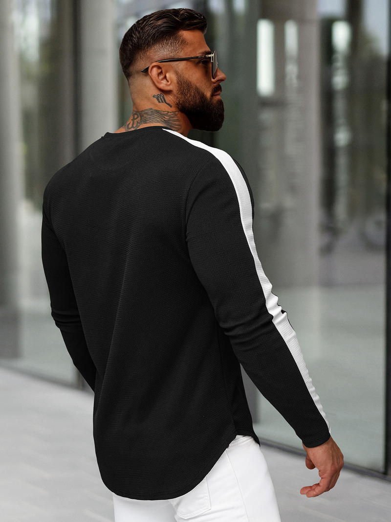 Vīriešu jaka melna OZONEE O/D7197Z