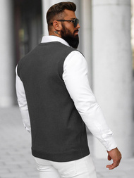 Vīriešu svīteris grafīta OZONEE NB/MM6005/3Z