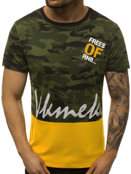 Vīriešu T-krekls zaļš OZONEE JS/SS10978