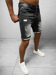 Vīriešu šorti melni OZONEE NB/MP0061N