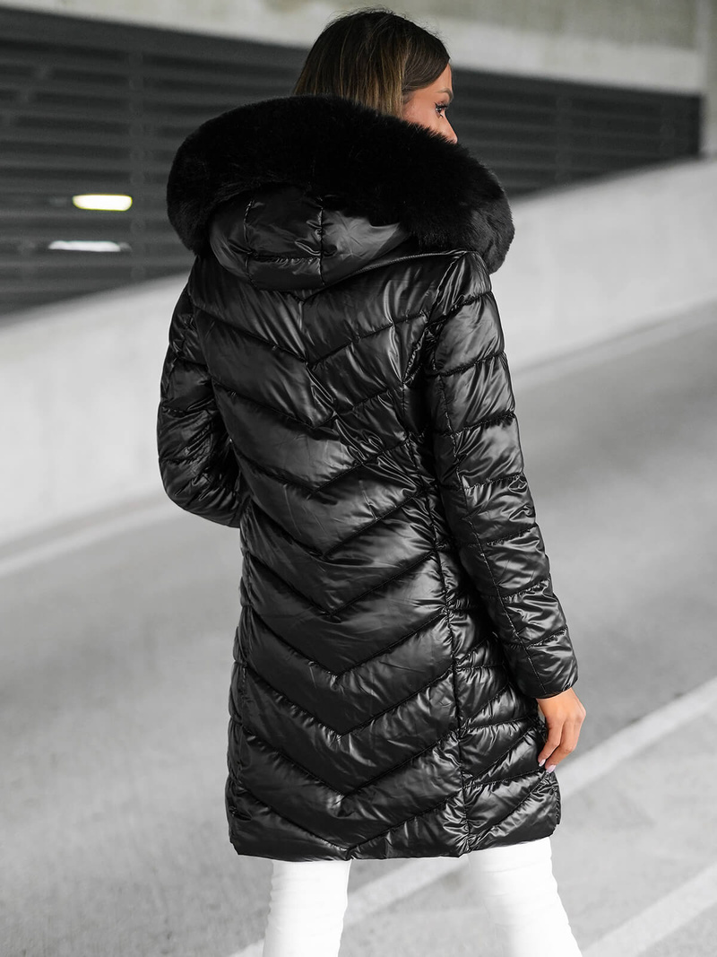 Sieviešu jaka melna OZONEE JS/16M9100/392Z