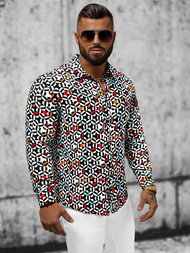 Vīriešu krekls krāsains OZONEE E/9000/12Z