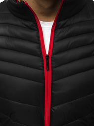 Vīriešu pārejas virsjaka melna OZONEE JB/JP1137