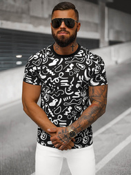 Vīriešu T-krekls Melns OZONEE JS/8T1205/3