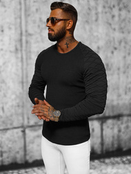 Vīriešu svīteris melns OZONEE L/2486Z