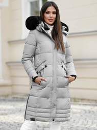 Sieviešu jaka pelēka OZONEE O/W377Z