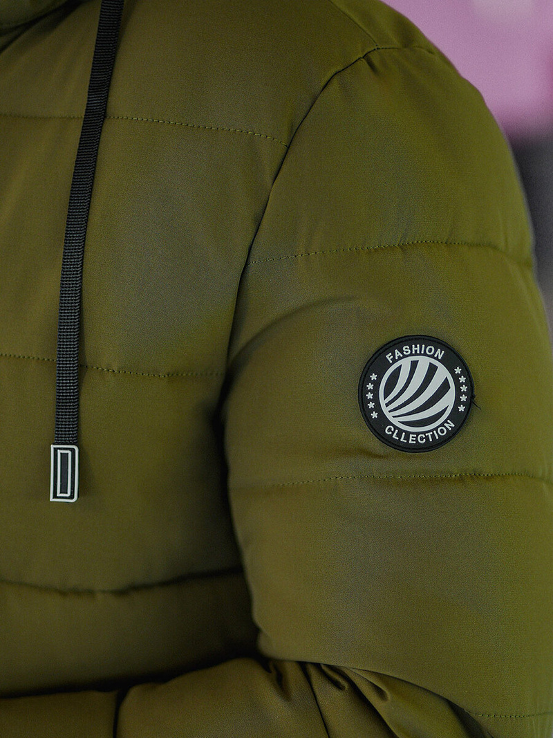 Vīriešu parka gaiša-haki OZONEE JS/31M5023/62Z