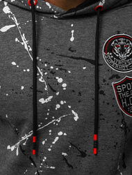 Vīriešu jaka pelēka OZONEE JS/DD275Z