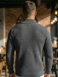 Vīriešu svīteris grafīta OZONEE NB/MM6020/3Z