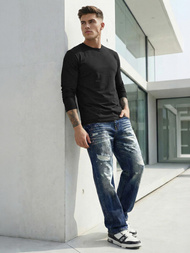 Vīriešu džinsi debesu zili OZONEE O/KK2885Z