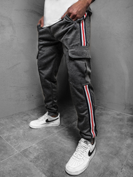 Vīriešu sporta bikses grafīta OZONEE JS/JZ11009Z