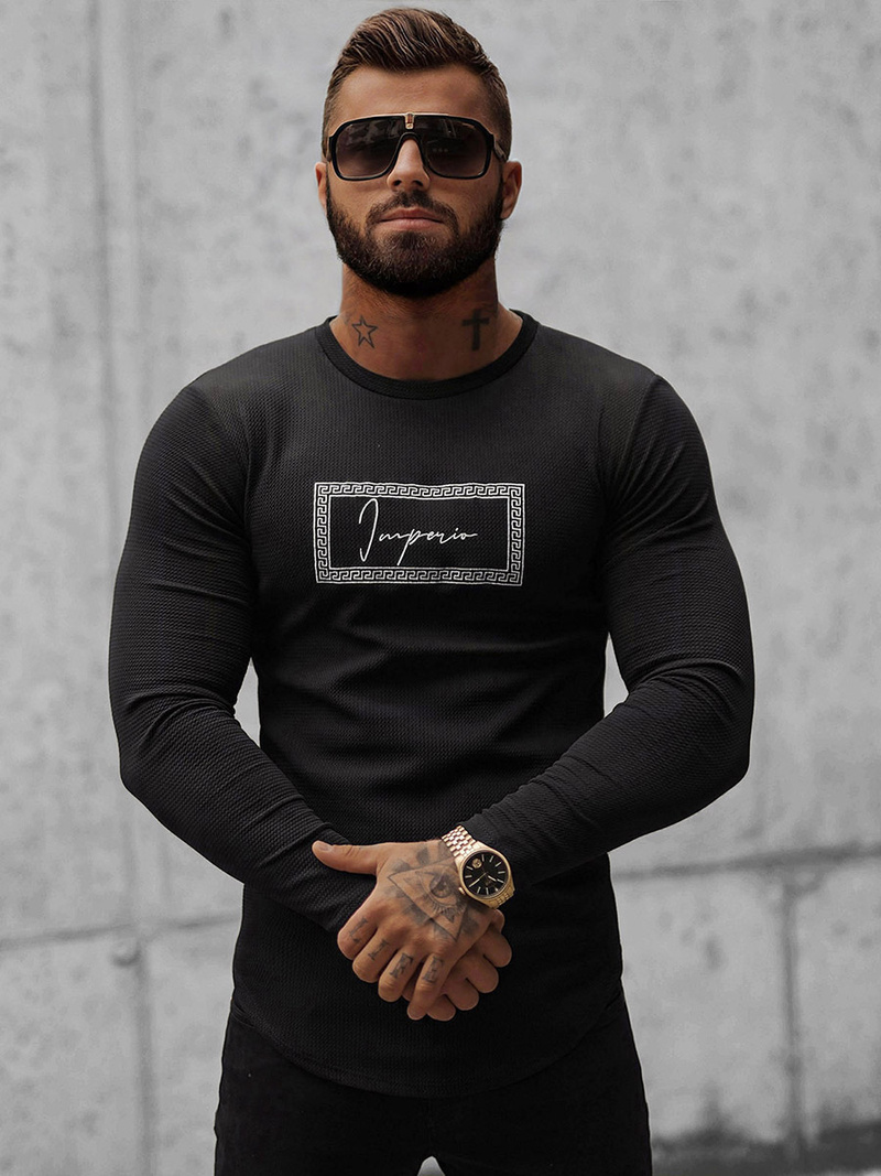 Vīriešu jaka melna OZONEE O/D7192