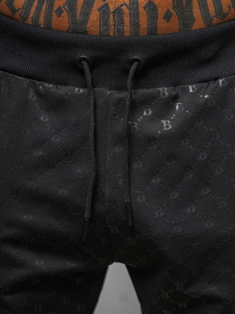 Vīriešu sporta bikses melnas OZONEE O/PS6021