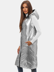 Sieviešu divpusēja veste melna OZONEE JS/5M755/392