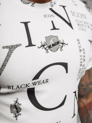 Vīriešu t-krekls balts OZONEE O/T6482