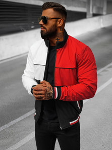 Vīriešu pārejas virsjaka melna OZONEE JS/84M3003/392