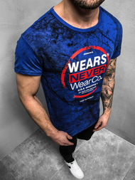 Vīriešu T-krekls debesu zils OZONEE JS/SS10925Z