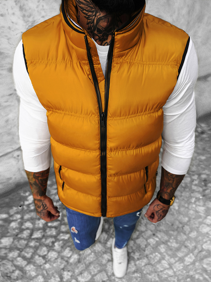 Vīriešu veste dzeltena OZONEE N/7131