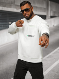 Džemperis balta OZONEE O/SWE23022