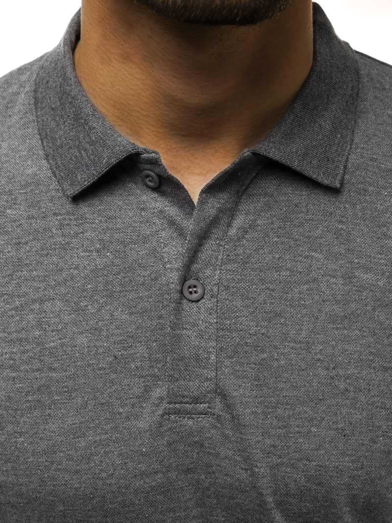 Vīriešu polo krekls grafīta OZONEE JS/GD01Z