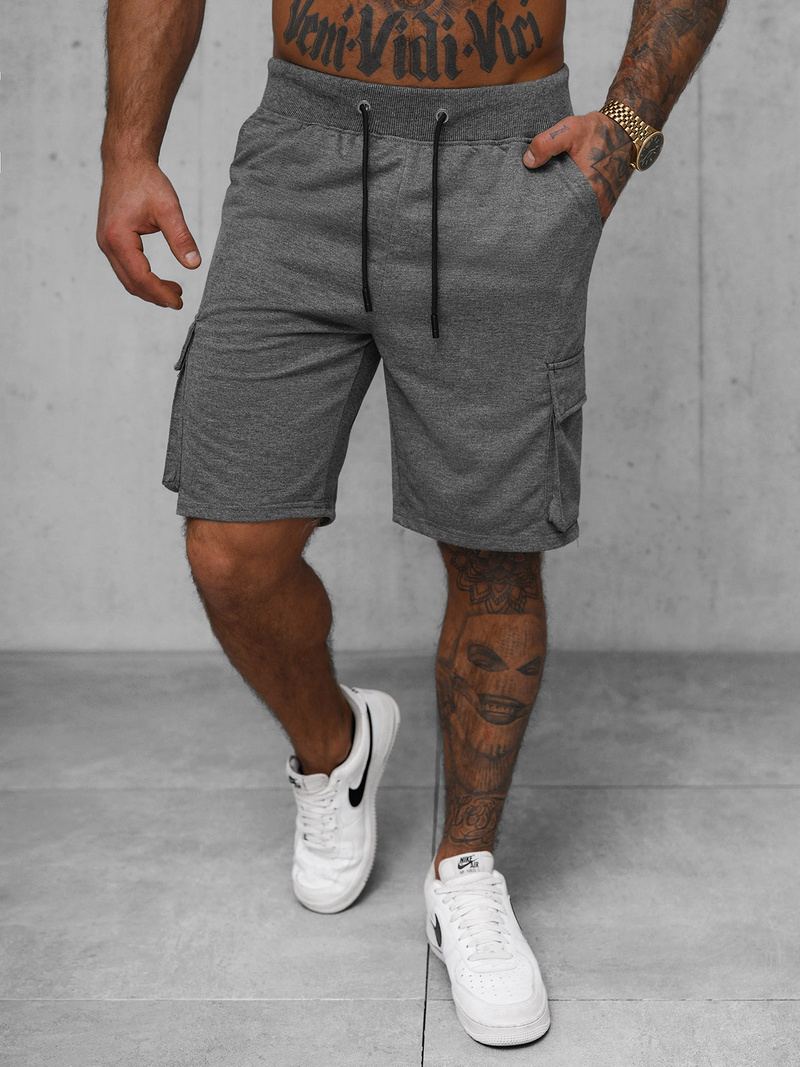 Vīriešu sporta šorti grafīta OZONEE JS/8K1505/5